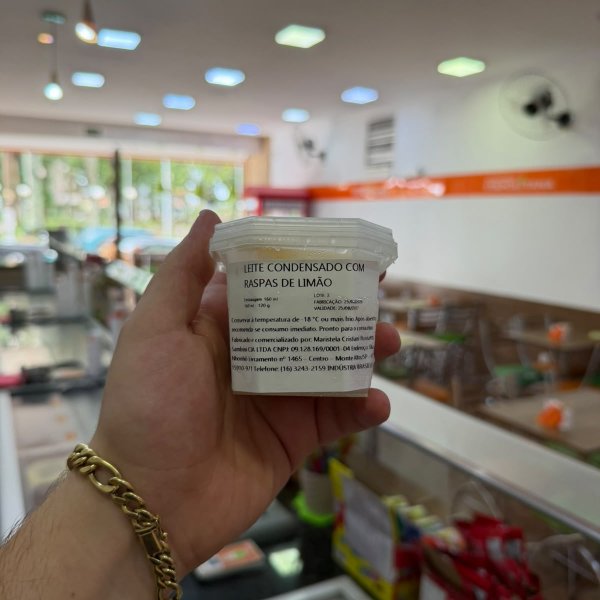 POTINHO 160 ML PROTEICO DE LEITE CONDENSADO COM RASPAS DE LIMÃO