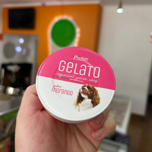 GELATO SABOR DE MORANGO